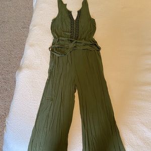 Dark Green Jumpsuit